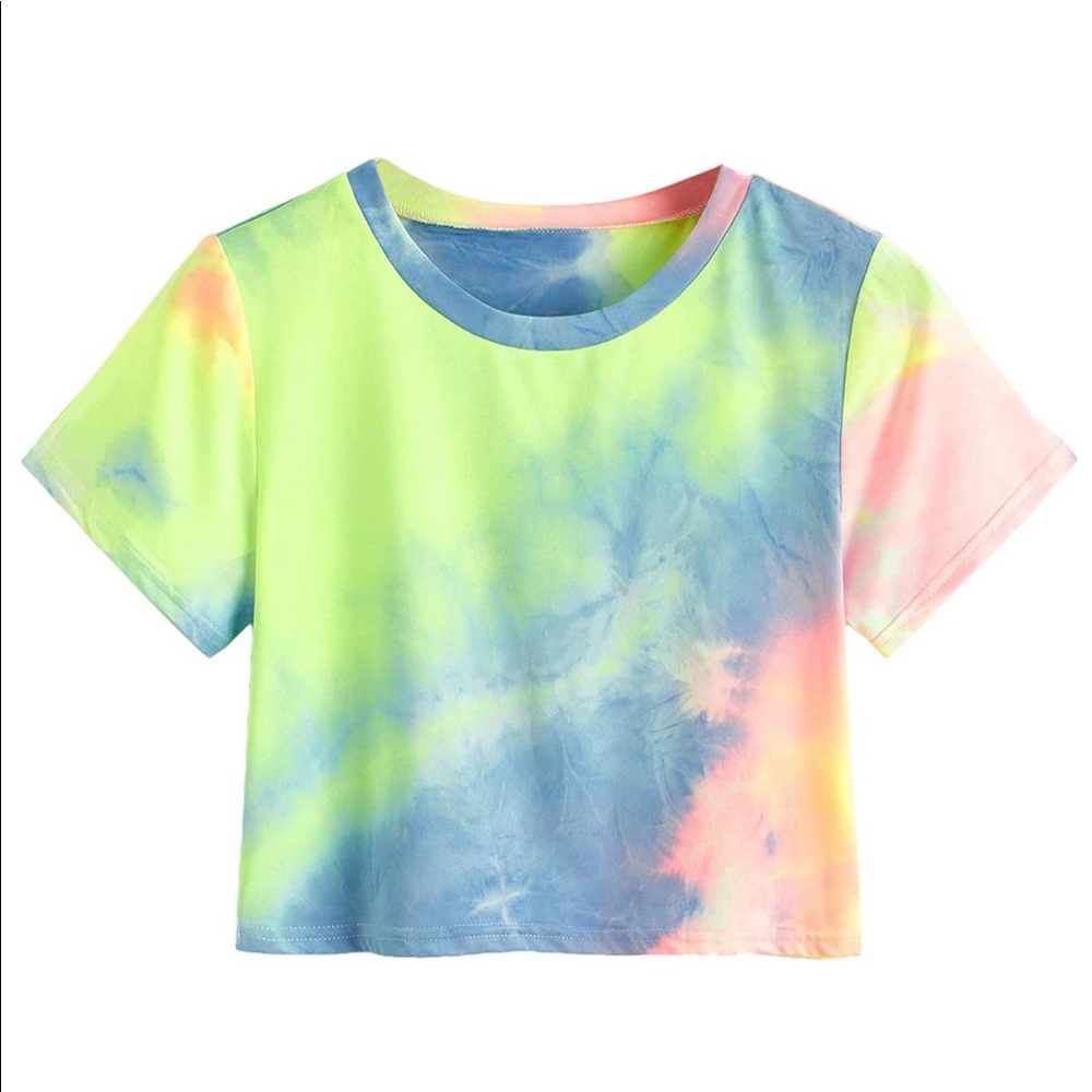 Crop Top tie dye tee